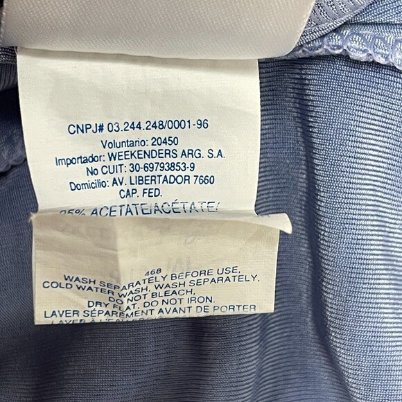 Weekenders Top Size Medium Blue Long Sleeve - Picture 12 of 14